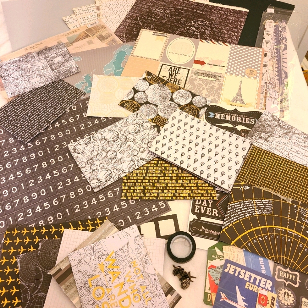 Travel Theme Scrapbook Bundle!